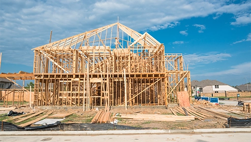 wood frame structure new construction home in Florida covered by builder's risk insurance policy wood frame structure new construction home in Florida covered by builder's risk insurance policy